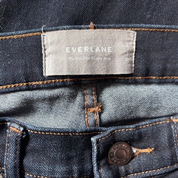Sz27 Everlane Mid-Rise Skinny Jeans Dark Wash – Near New Condition - Picture 10 of 14